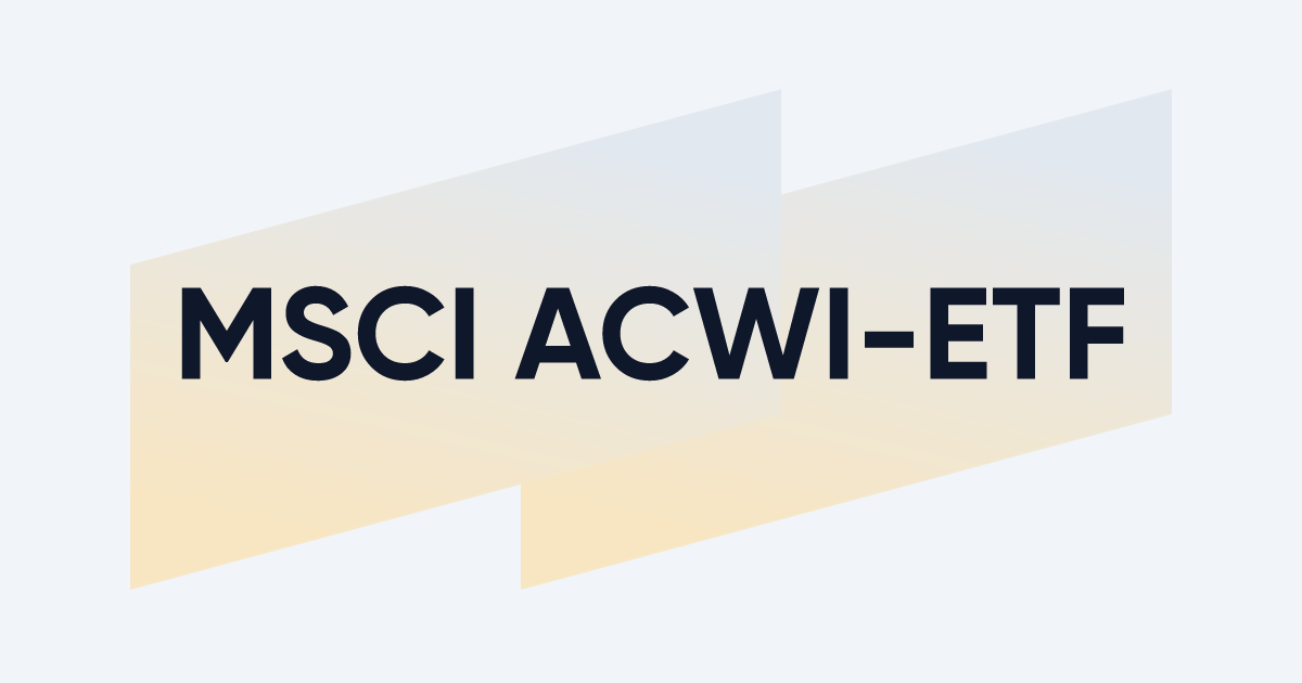 MSCI ACWI-ETF: Welcher ist der richtige?