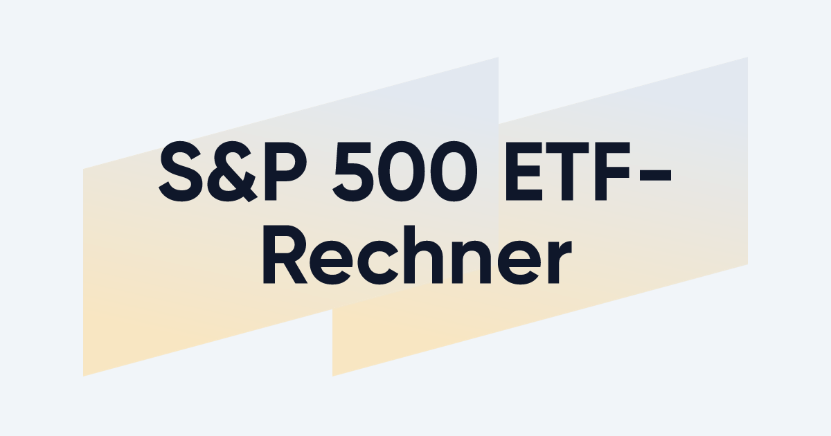 S&P 500 ETFRechner Vergangene S&P 500Rendite berechnen Zendepot.de