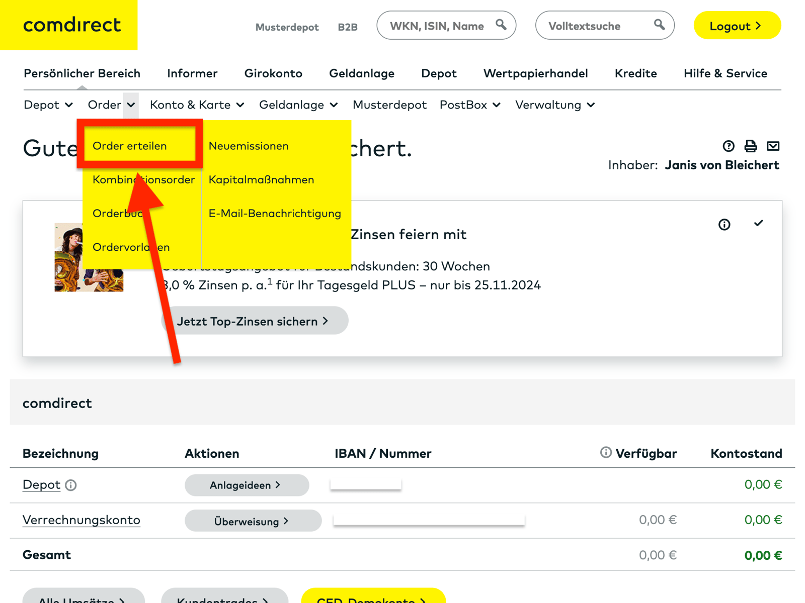 Comdirect Depot Anleitung: Konto eröffnen, Depot übertragen, Sparplan ...